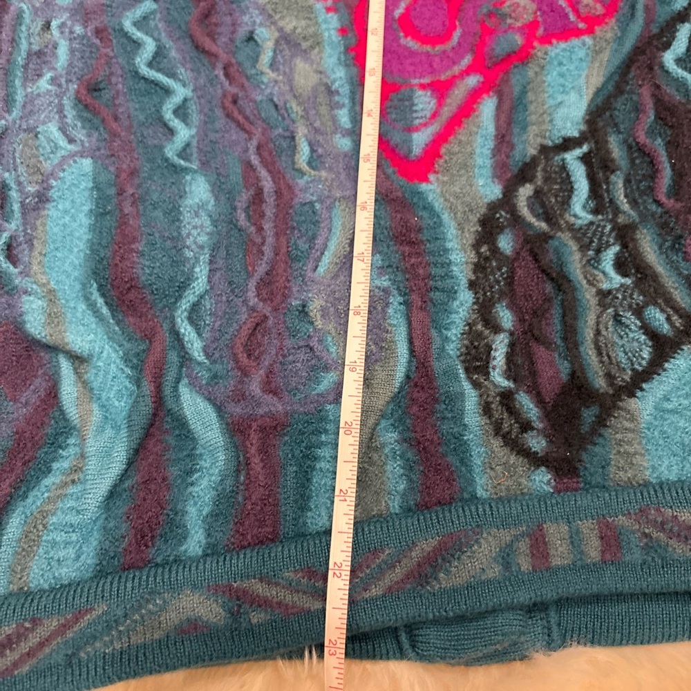 COOGI Multicolor Patterned Cardigan Sweater - Picture 12 of 13
